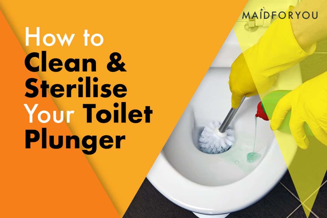 how to clean and sterilise your toilet plunger