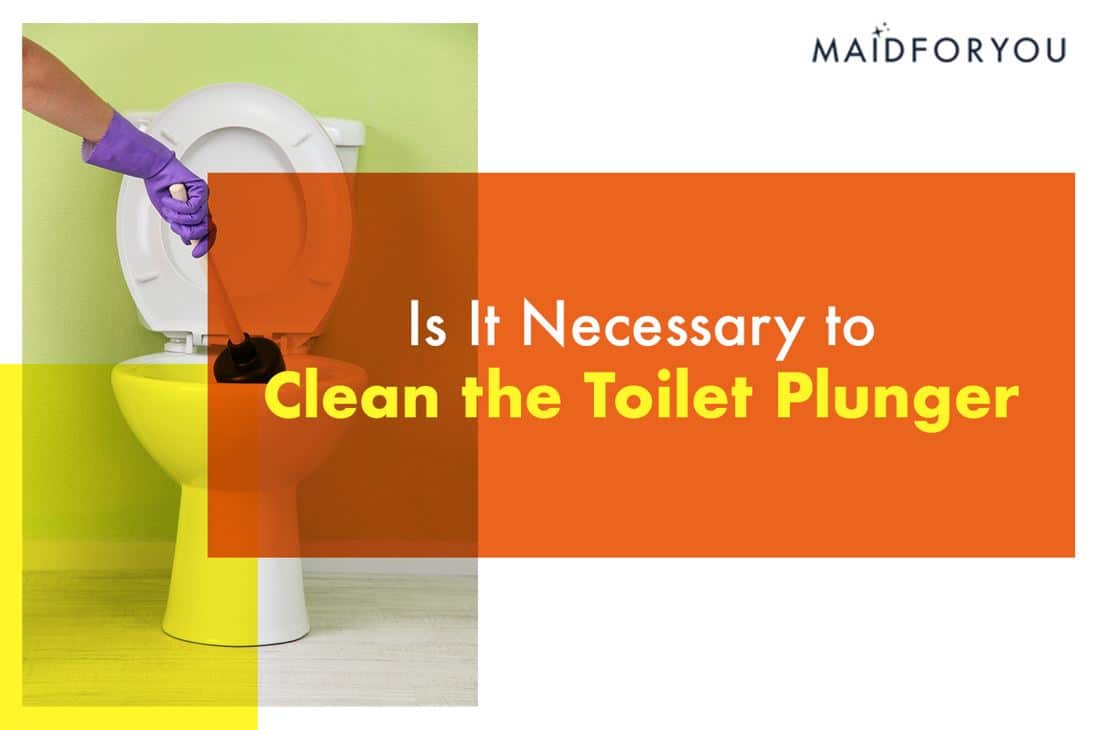 is it necessary to clean the toilet plunger custom graphic