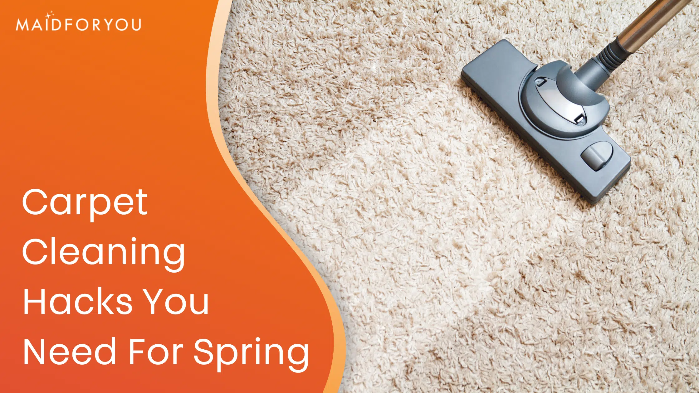 Carpet cleaning hacks you need for spring custom graphic