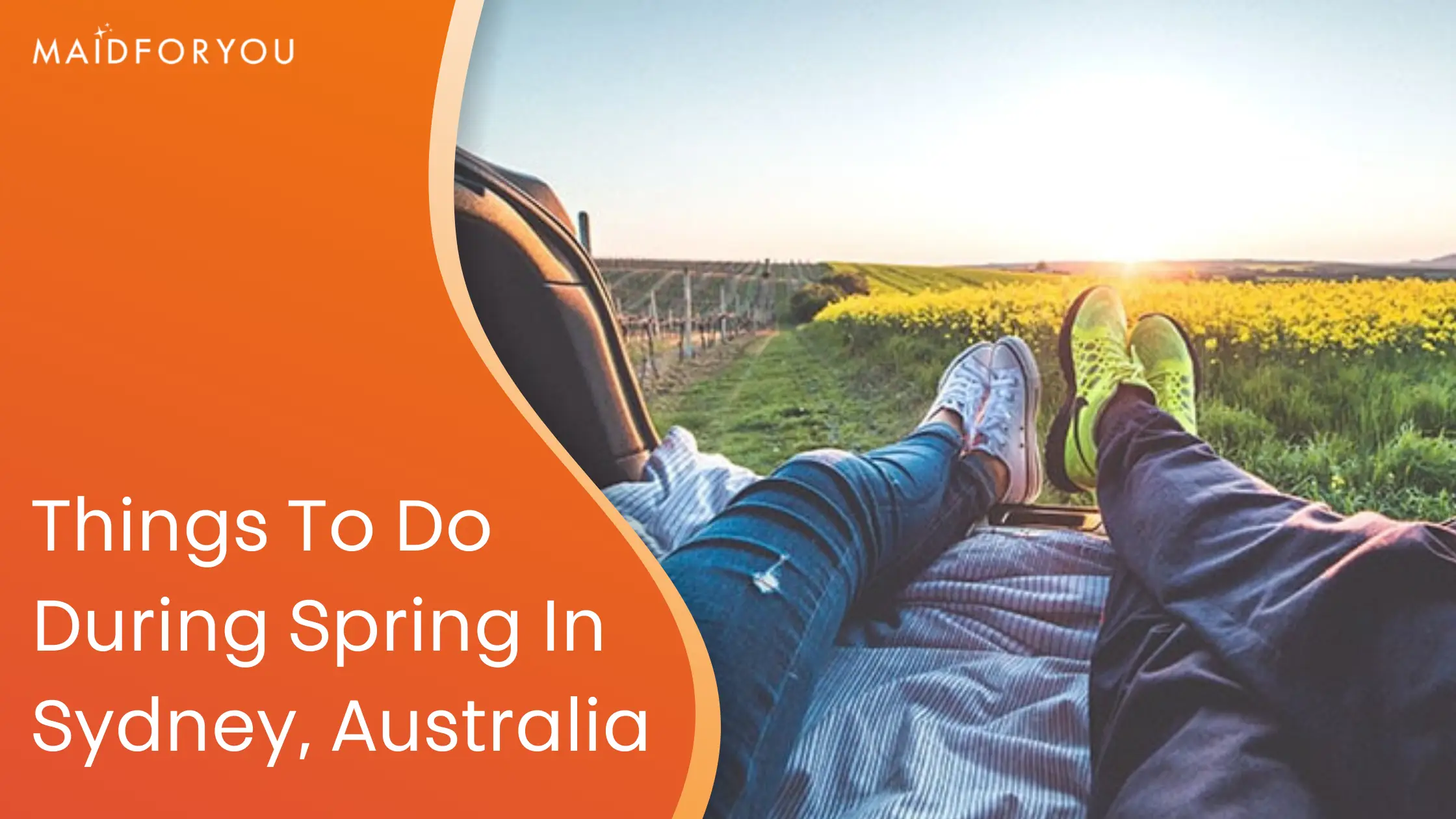 Things to do during spring in Sydney, Australia custom graphic