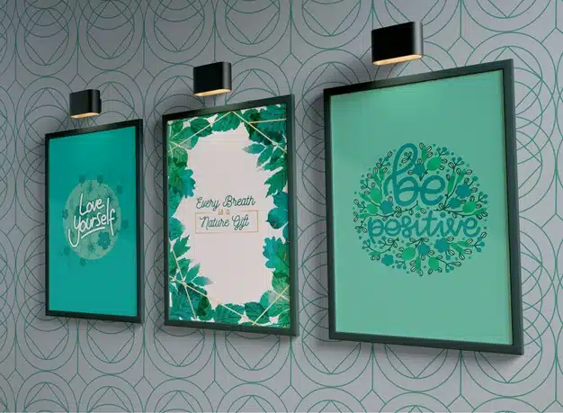 painting-frames-with-empty-space-hanging-wall