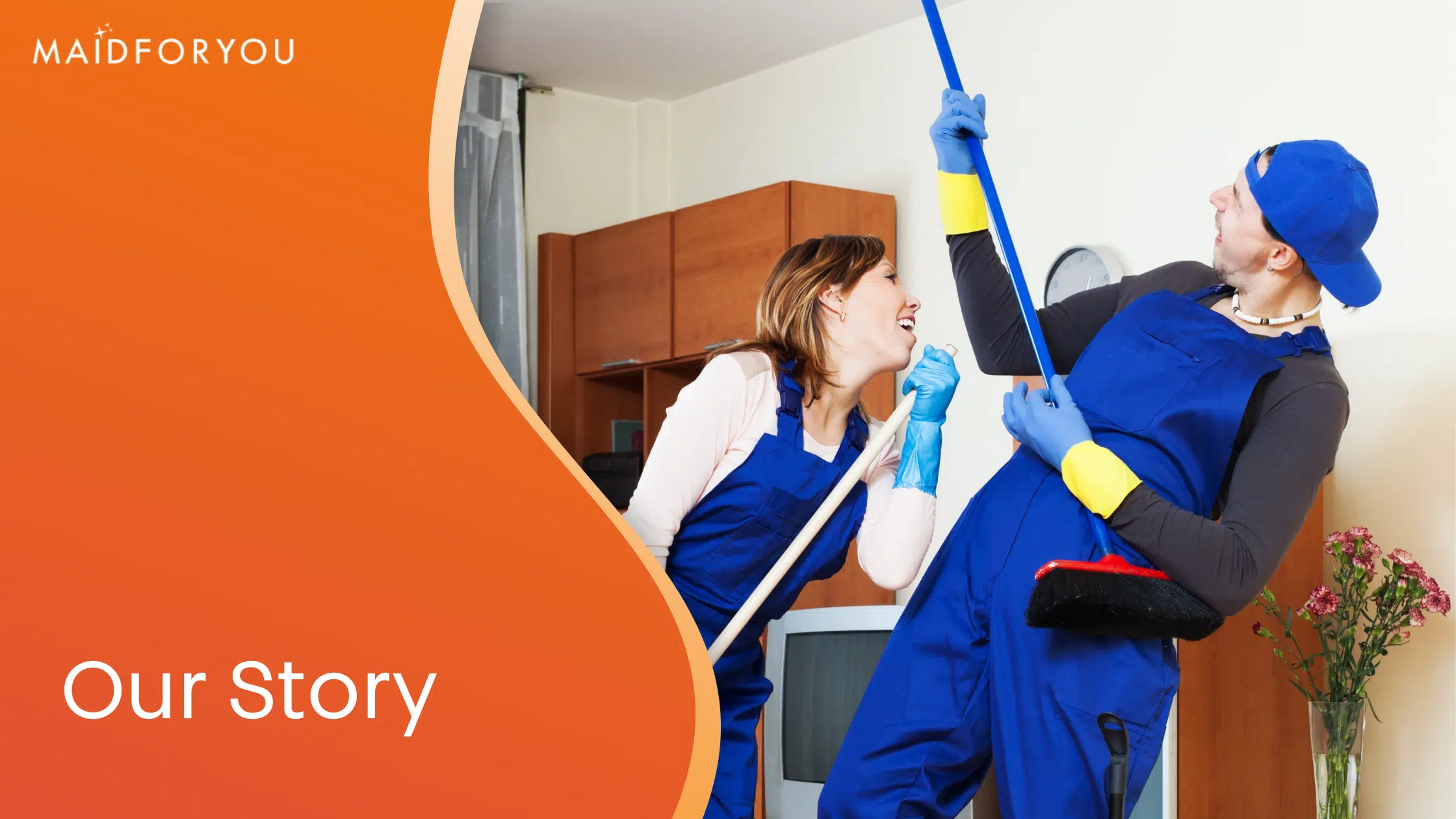 Our story custom graphic