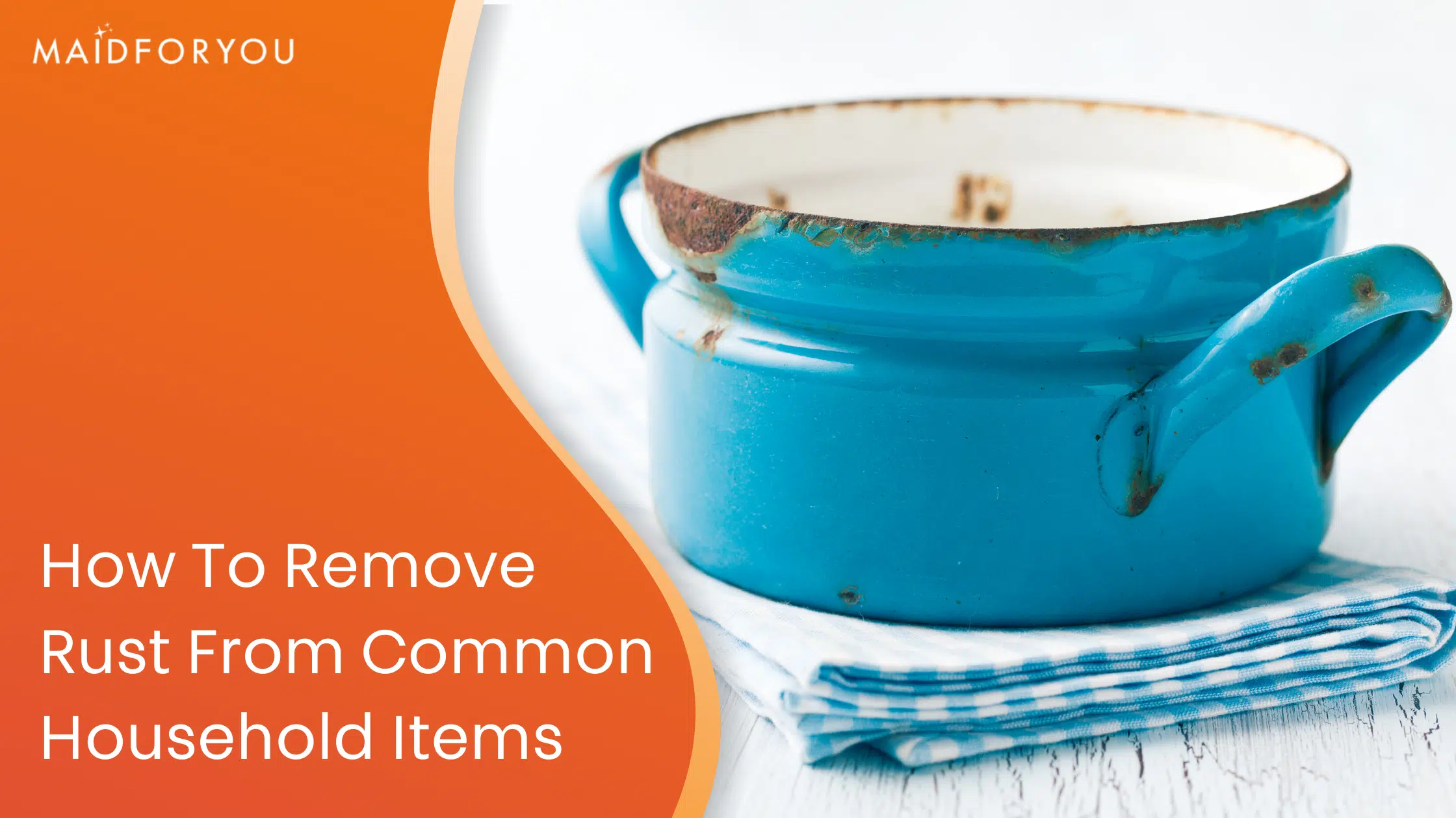 How to remove rust from common household items custom graphic