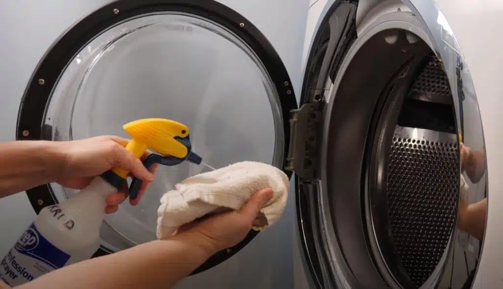 cleaning a front loader washing machine