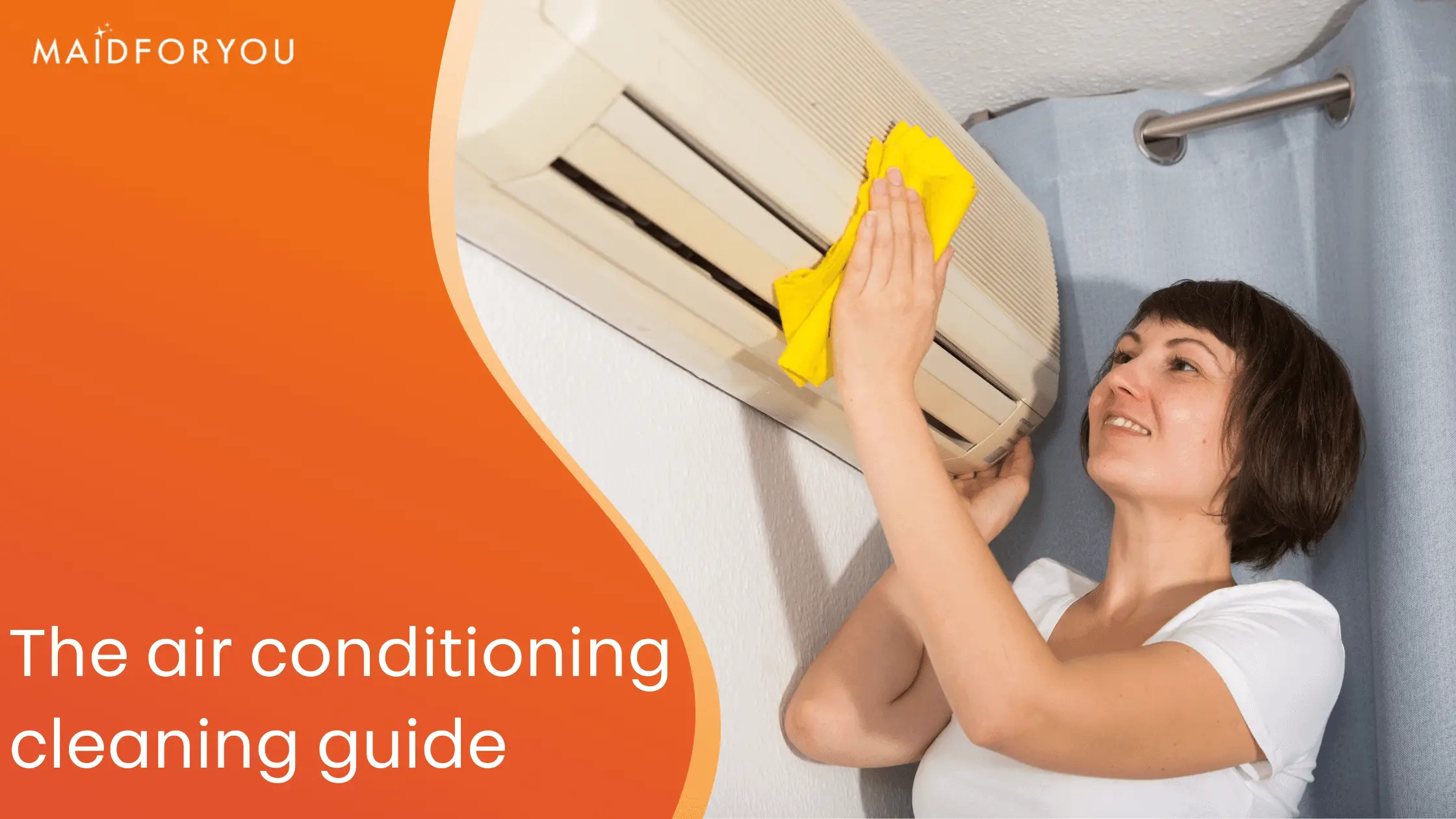The air conditioning cleaning guide custom graphic