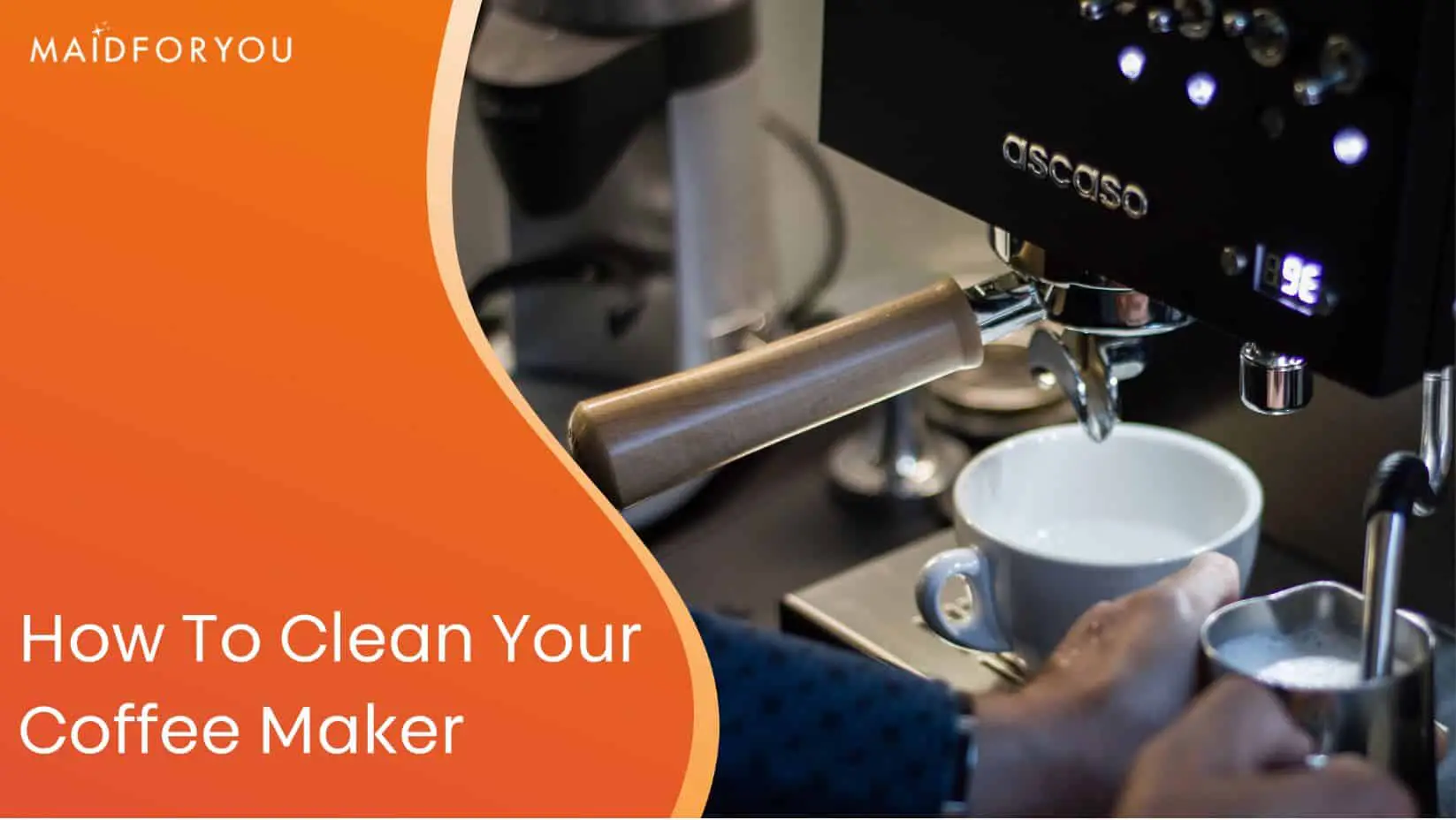 how to clean your coffee maker custom graphic