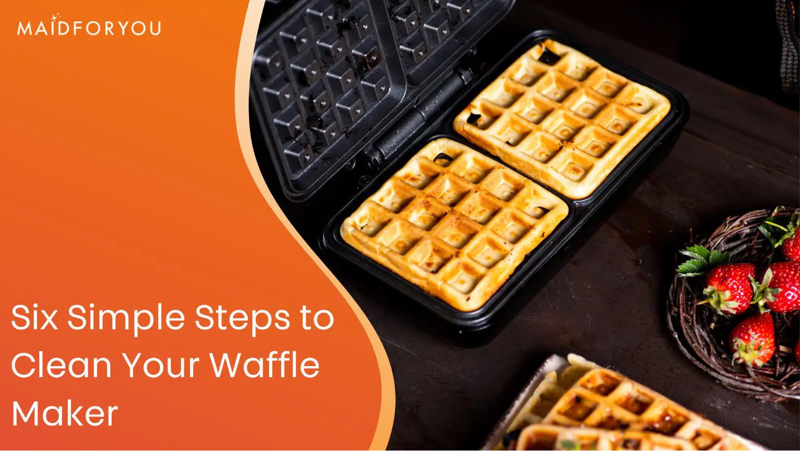 six simple steps to clean your waffle maker