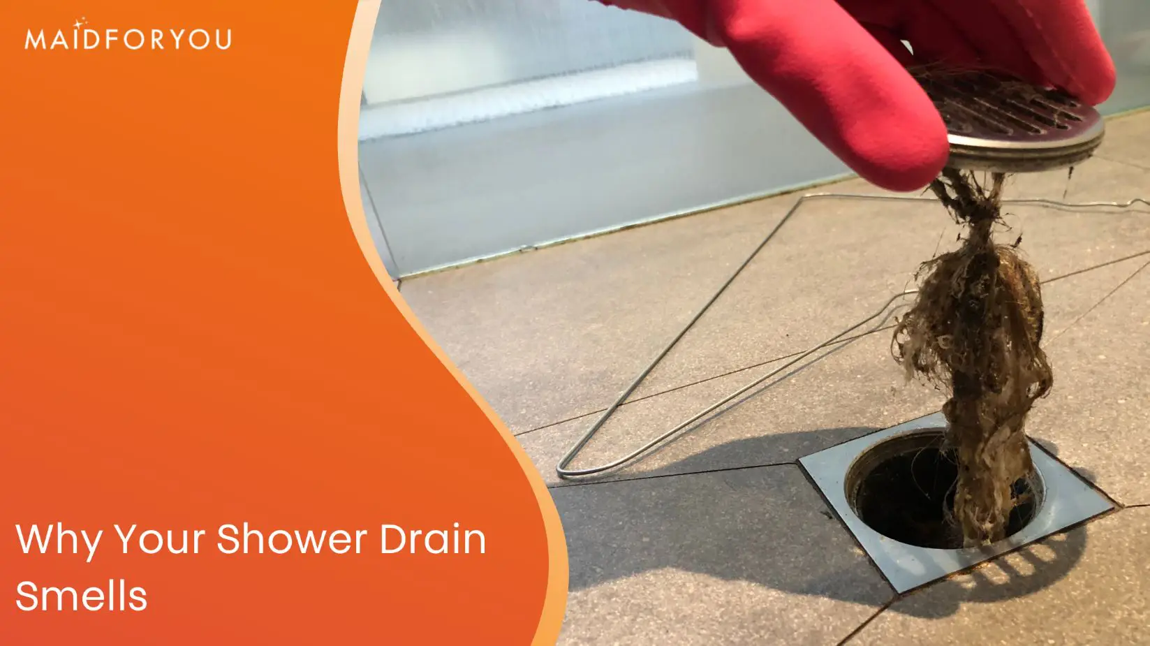why your shower drain smells custom graphic