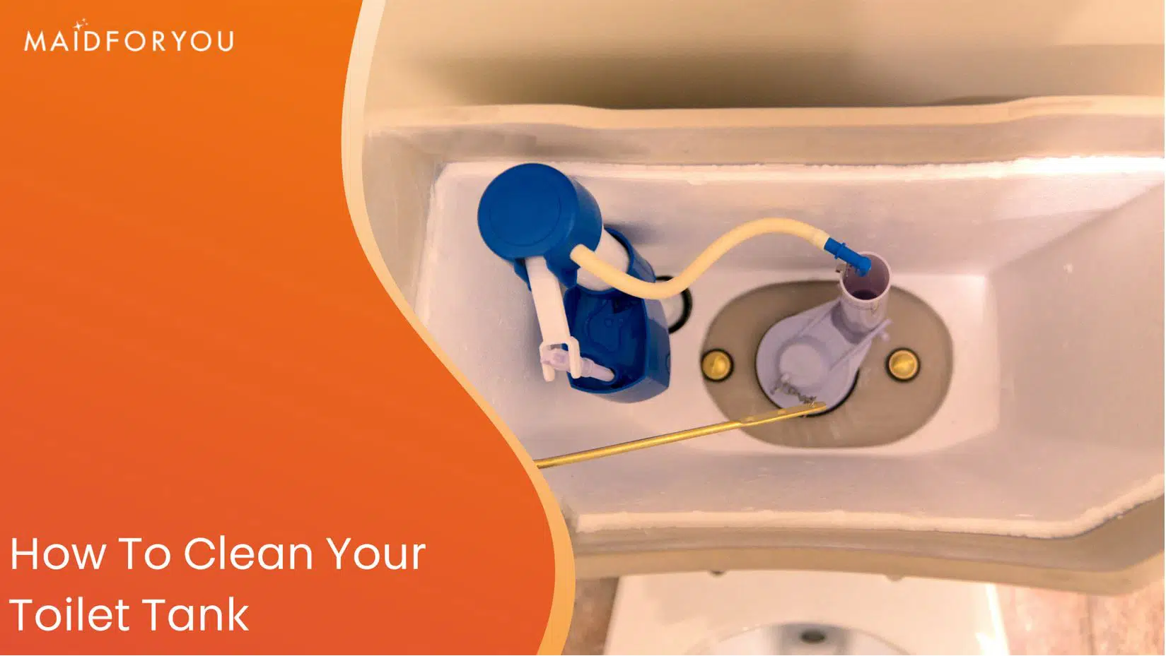 how to clean your toilet tank custom graphic