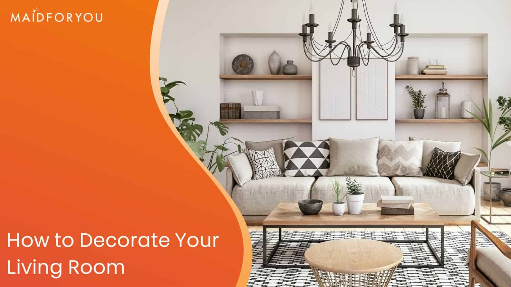 how to decorate your living room custom graphic