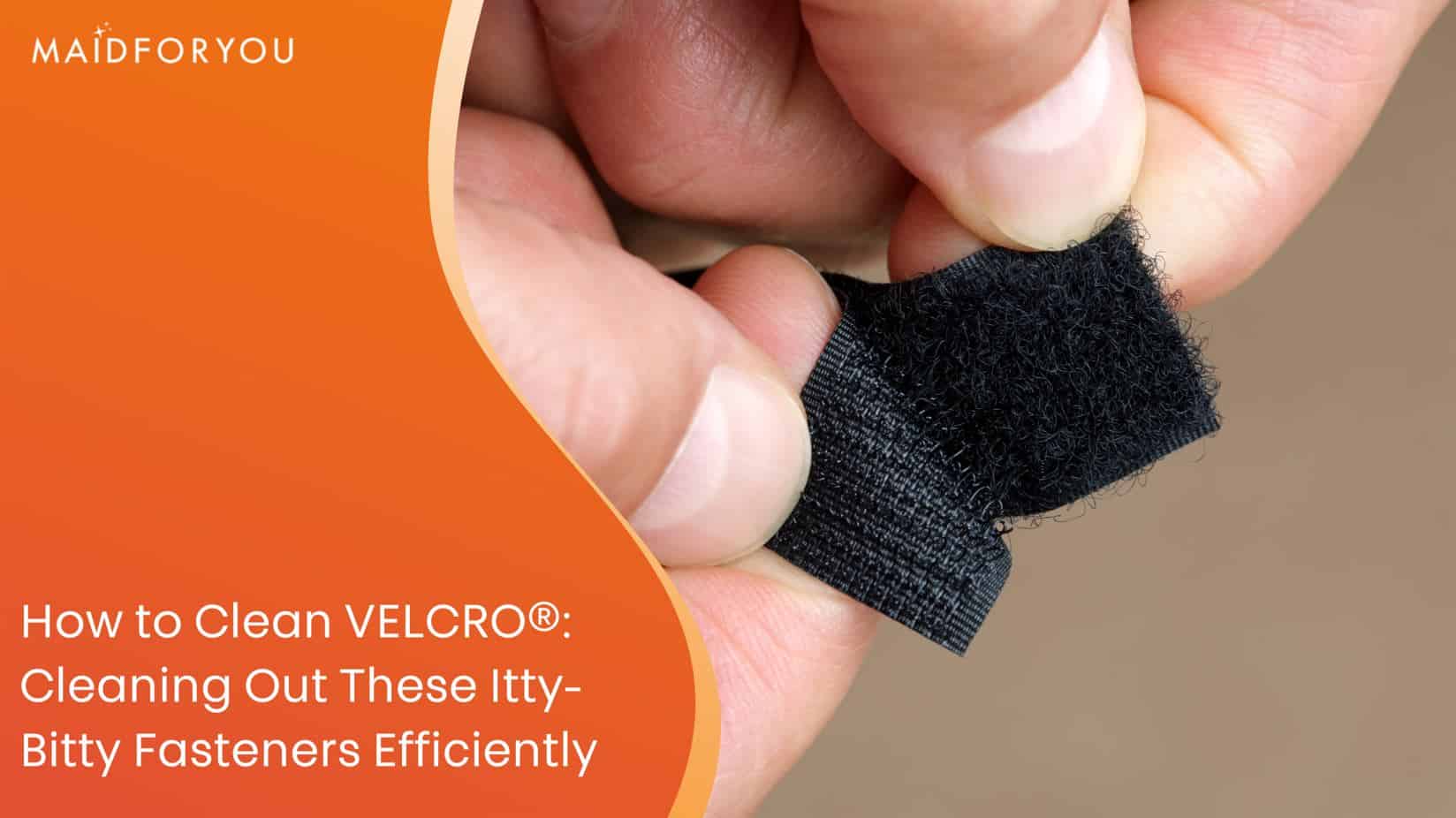 How to clean velcro custom graphic