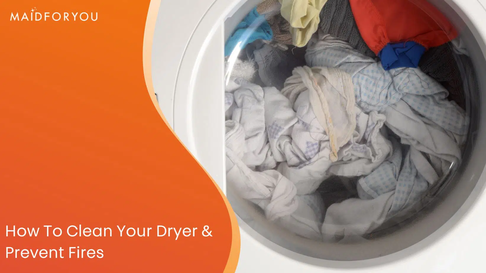 how to clean your dryer custom graphic