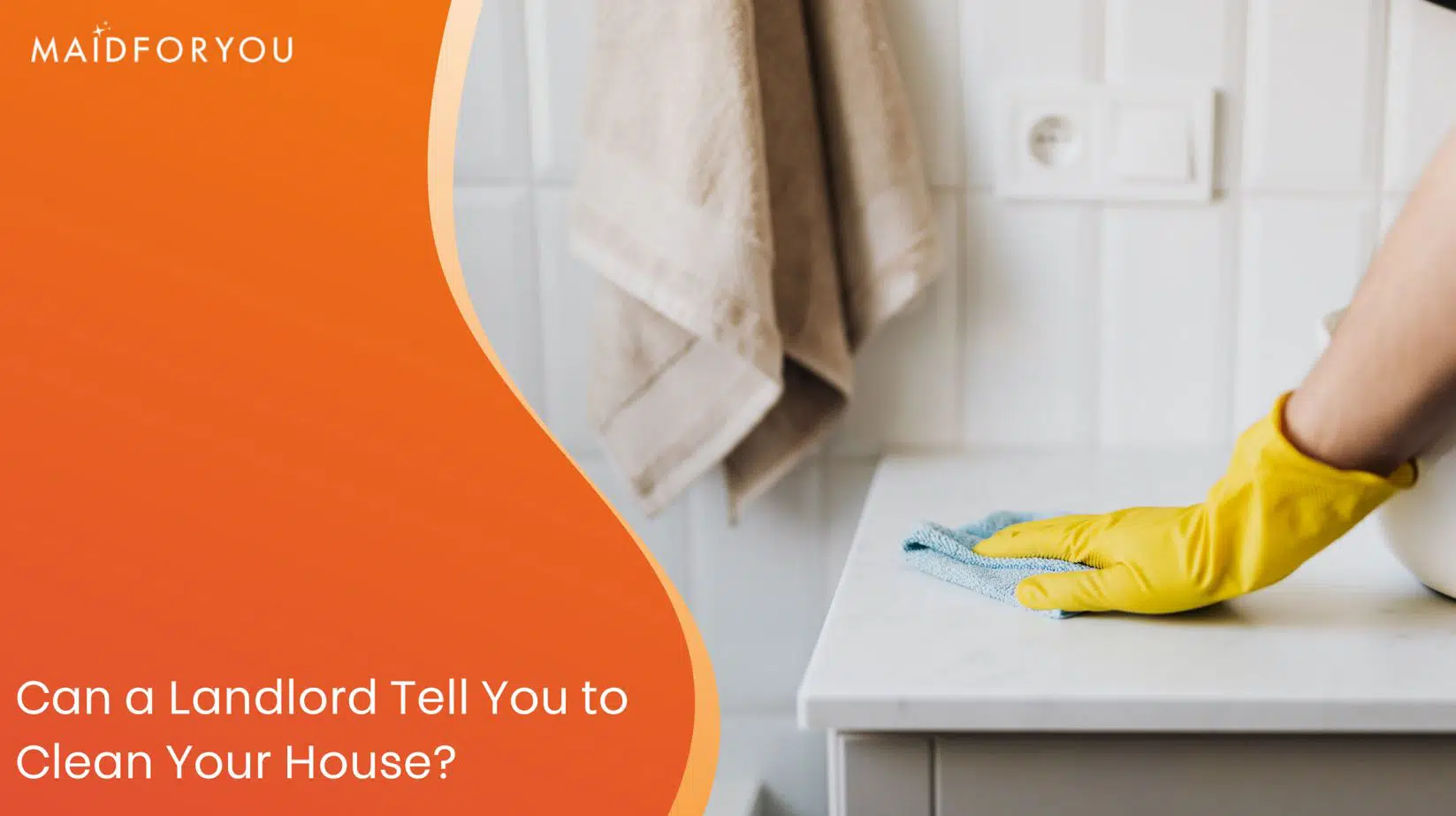 can a landlord tell you to clean your house custom graphic