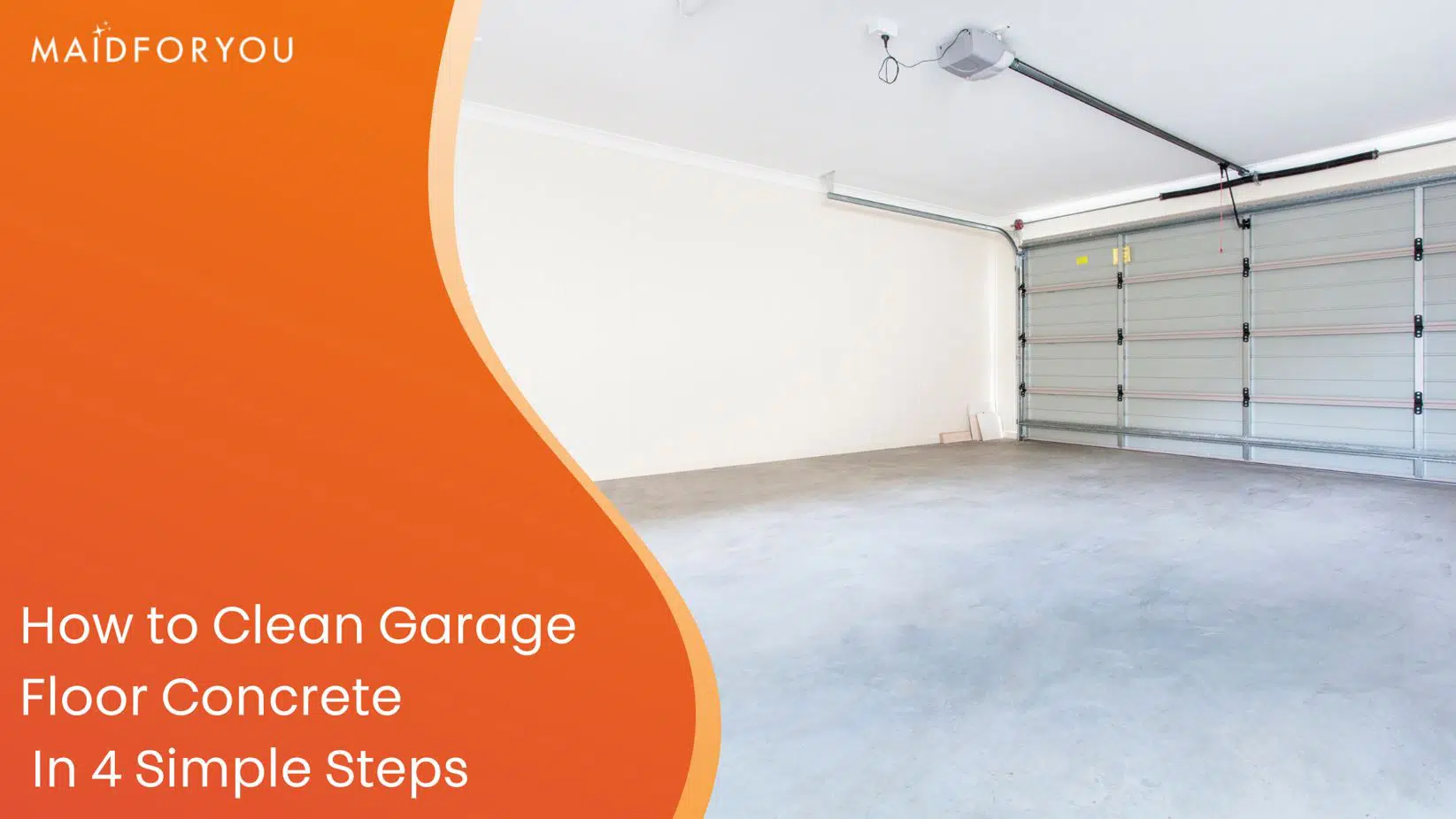 how to clean garage concrete floor