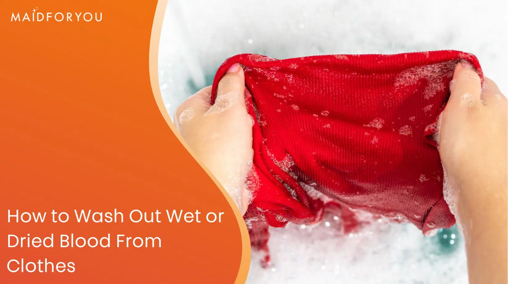 how to wash out wet or dried blood from clothes custom graphic