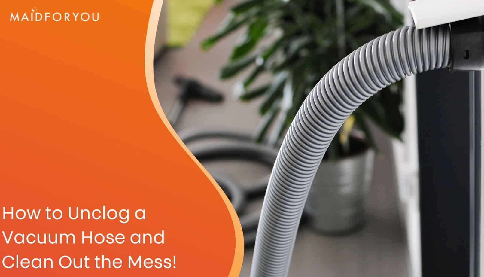 how to unclog vacuum hose custom graphic