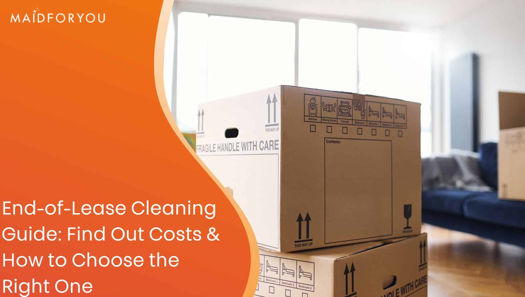 end of lease cleaning cost guide custom graphic