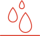 red icon depicting blood s tains.