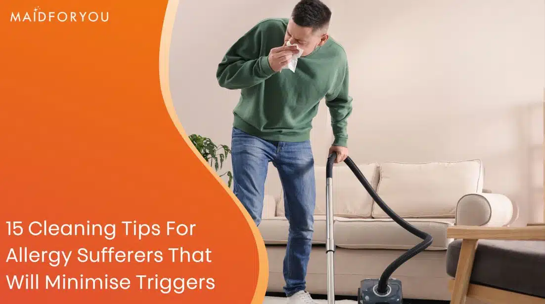 15 cleaning tips for allergy sufferers custom graphic