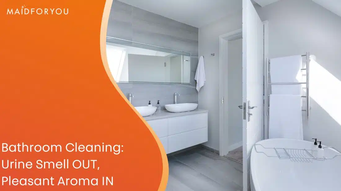 bathroom cleaning urine smell out pleasant aroma in custom graphic