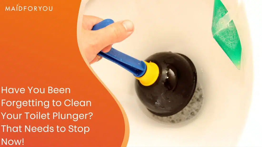 how to clean toilet plunger custom graphic