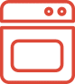 icon8 red icon of stove top and oven.