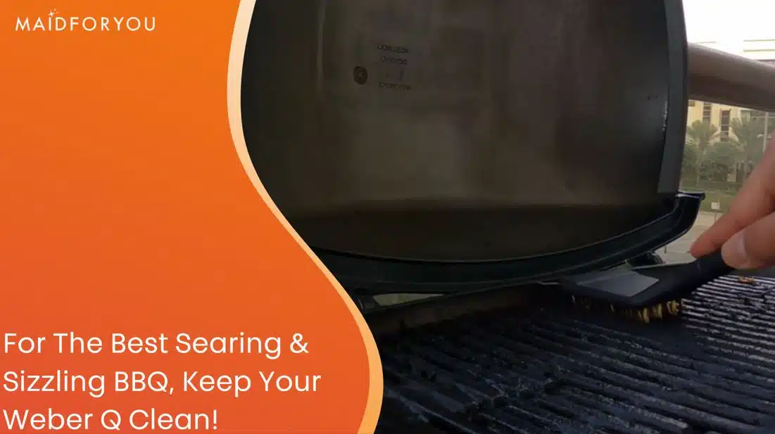 how to clean weber q custom graphic