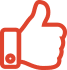 vector_smart_object_3 Red thumbs up icon