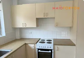 Kitchen Kitchen being cleaned after tenants have moved out